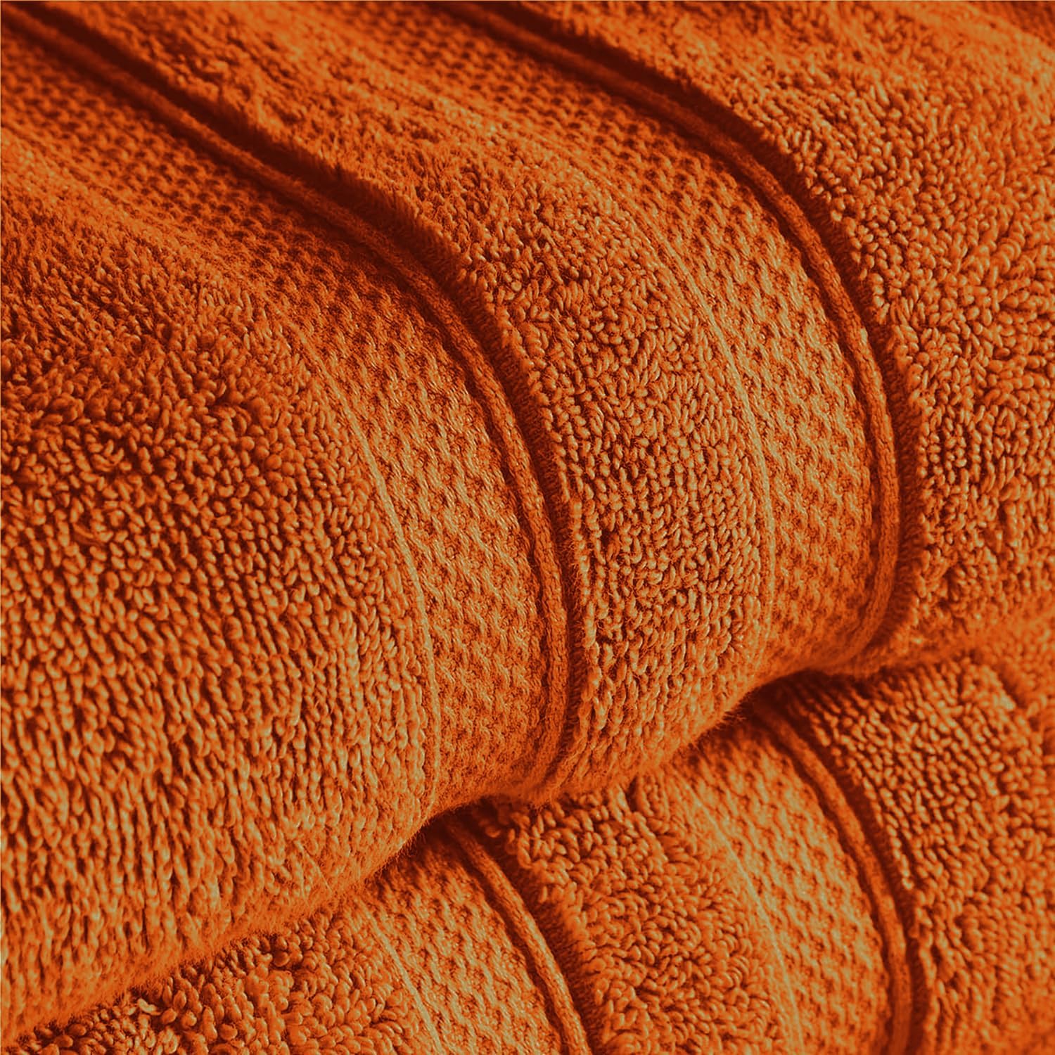 Thumbnail 2 de Christy Chroma Bath Sheets: Set of 2, 675GSM Extra-Absorbent 100% Cotton in Amber Orange