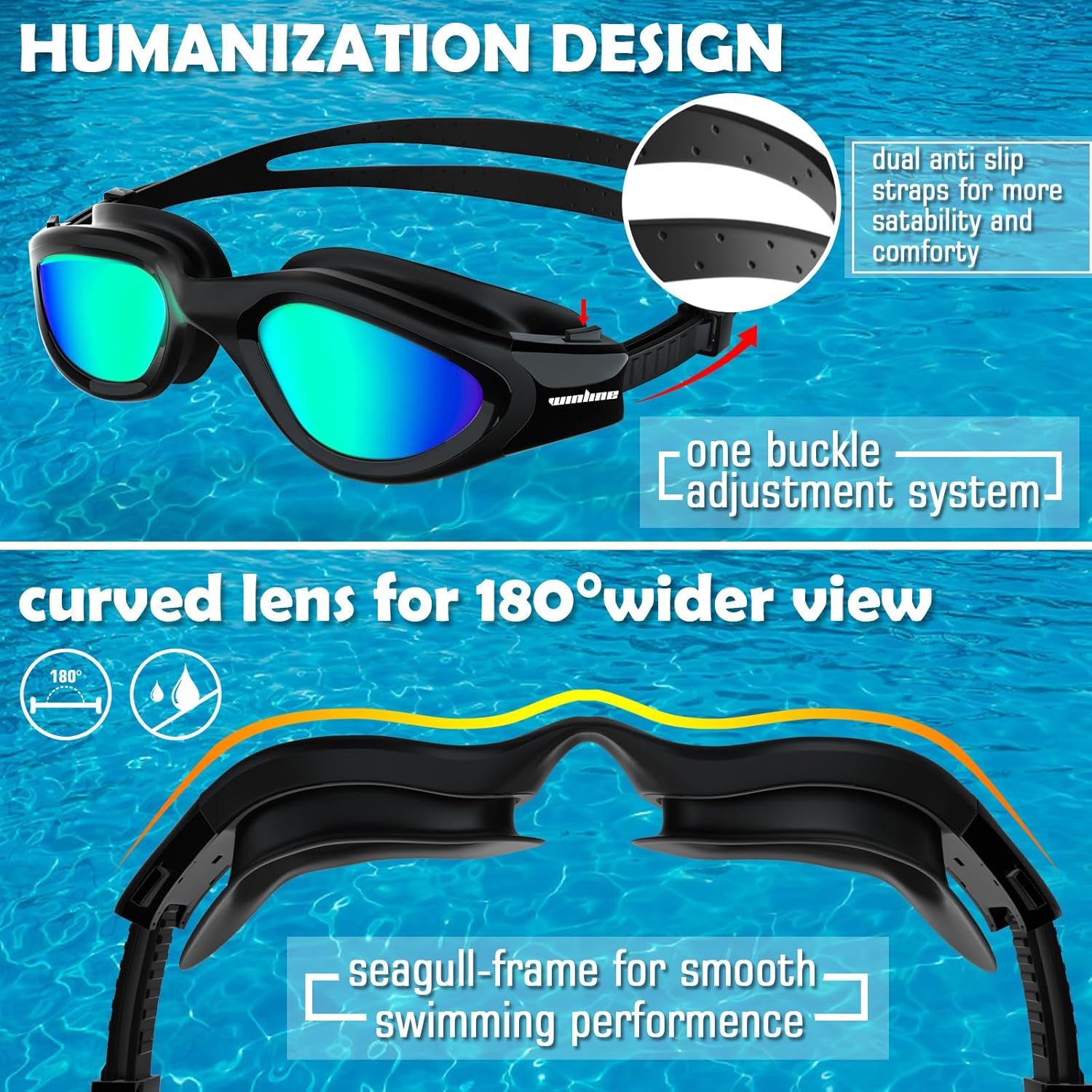 Detalle 2 de Winline Open Water Goggles