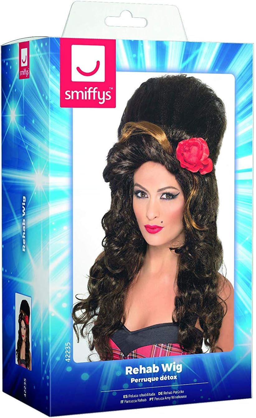 Thumbnail 3 de Smiffys Peluca gran colmena marrón 🎭