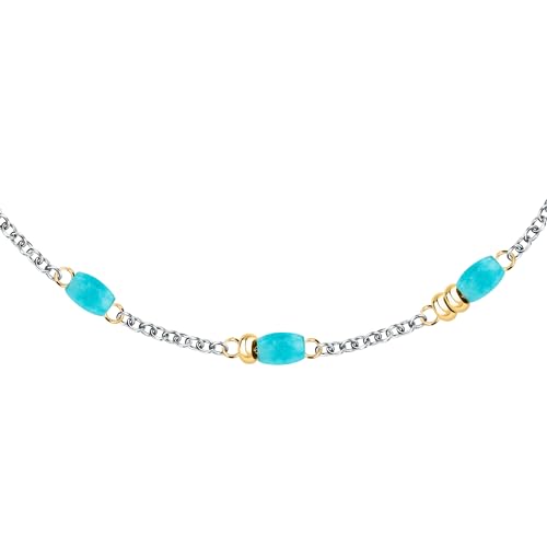 Detalle 2 de Morellato Cavigliera Donna in Acciaio e Pietre Agata Colorata – Collezione COLORI SUMMER SAXQ19