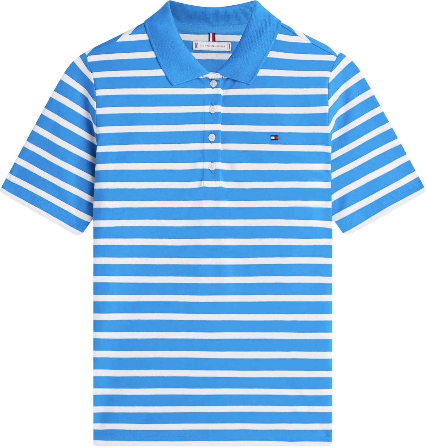 Detalle de Tommy Hilfiger 1985 REG Pique Polo SS – klassisch, bequem und langlebig