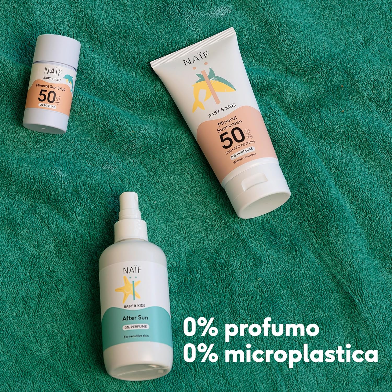 Thumbnail 4 de Naïf Spray Doposole Rinfrescante per Neonati e Bambini – 175 ml, 0% Profumo, Vegano