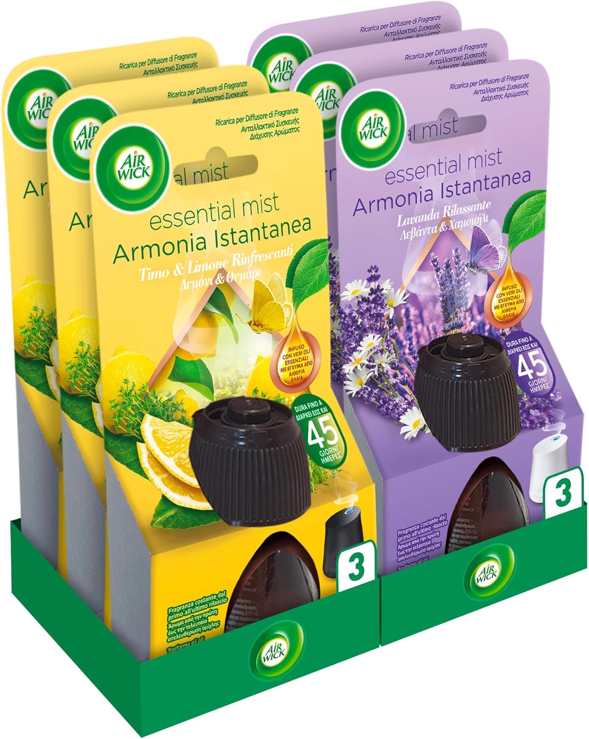 Airwick Ricariche Armonia Istantanea 6 pezzi