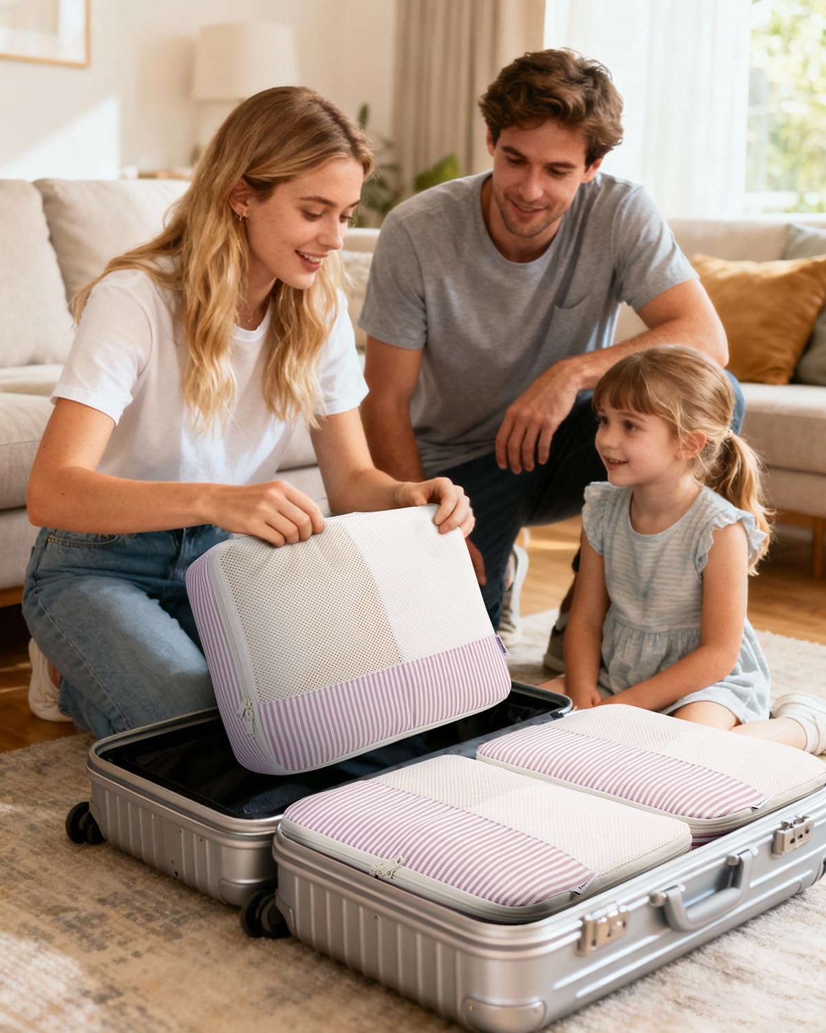 Thumbnail 6 de Narwey 7‑Piece Packing Cubes Set for Suitcases and Backpacks