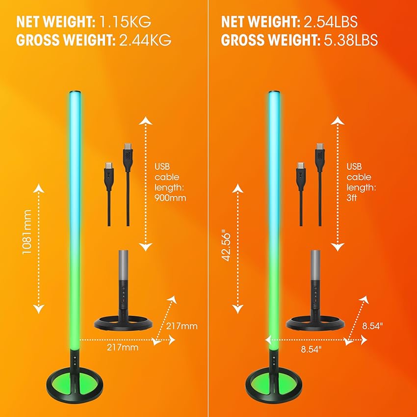 Detalle 2 de JBL PartyLight Stick Iluminación para fiesta Bluetooth Negro