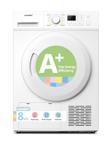 Detalle de COMFEE' 8kg Heat Pump Tumble Dryer – White, A+ Energy Class