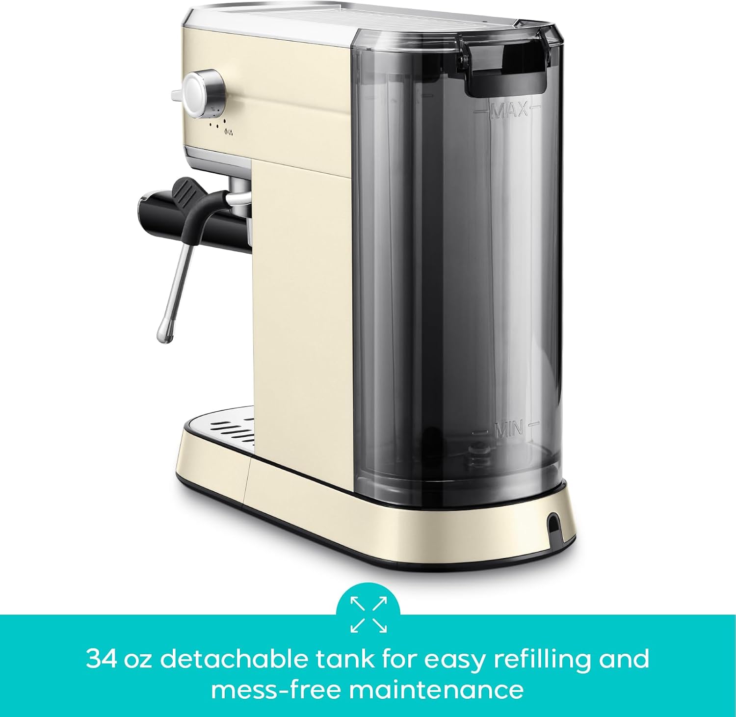 Thumbnail 4 de CASABREWS CM5418 Espresso Machine with 20-Bar Pump, Steam Wand & Gauge