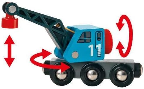 Detalle 2 de BRIO 33534 containerschip met kraanwagen en magnetische ladingen