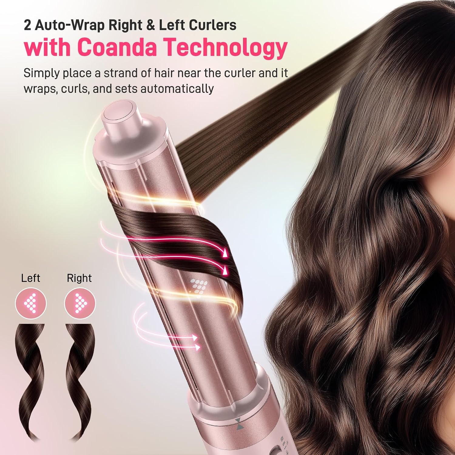 Thumbnail 4 de MESCOMB Dual Voltage Hot Air Styler 5-in-1 Hair Brush 🎀
