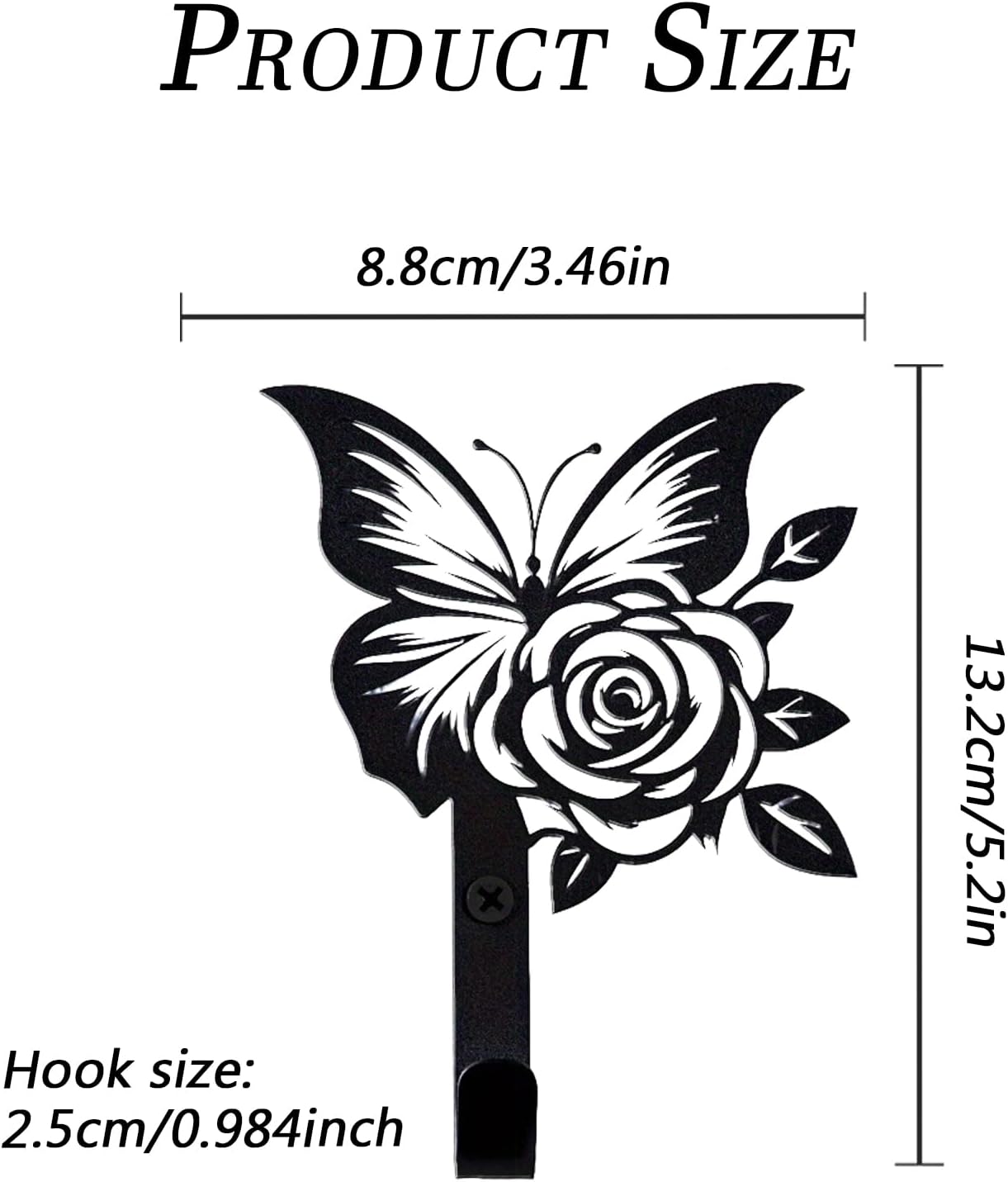 Detalle de Maijdoany butterfly wall hooks