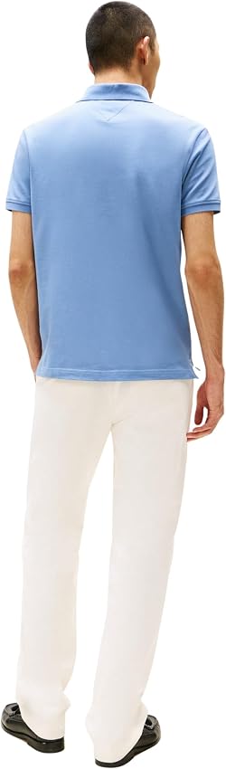 Detalle 2 de Tommy Hilfiger Polo Chest Insert XL azul 96% algodón