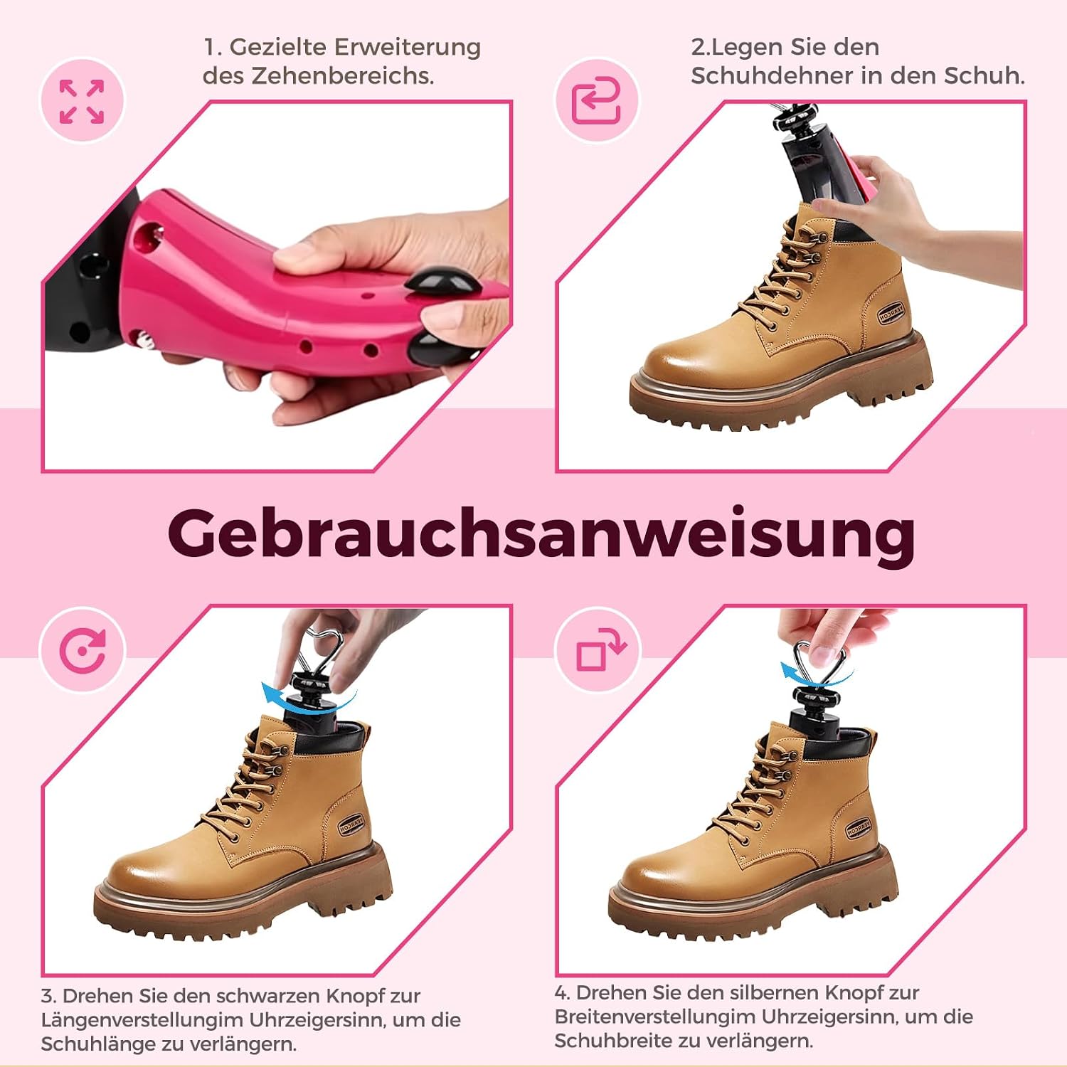 Thumbnail 5 de VerTrinix Schuhspanner 2er Set 36–48 👞