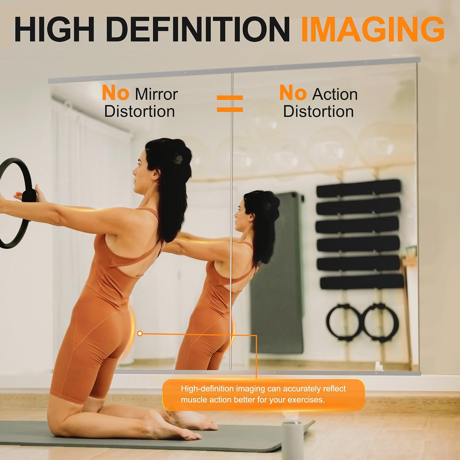 Detalle 2 de Delma Home Gym Mirror 54 x 30 Inches