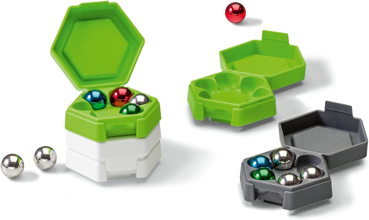 Detalle 2 de Ravensburger GraviTrax Accessory Ball Box 27468 – Zubehör-Set mit Kugeln und 4 Aufbewahrungsboxen (ab 8 Jahren)