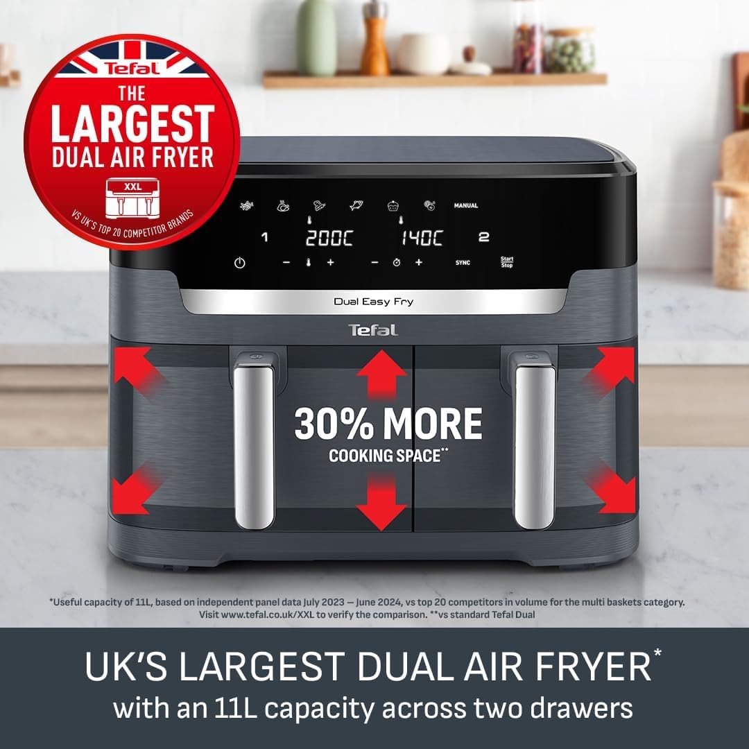 Thumbnail 2 de Tefal Easy Fry XXL Dual Zone 11L