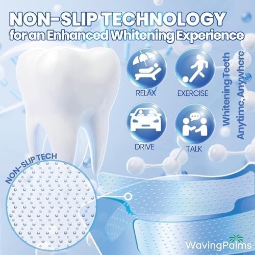 Thumbnail 1 de Waving Palms Teeth Whitening Strips for Sensitive Teeth, Mint, 42 Count