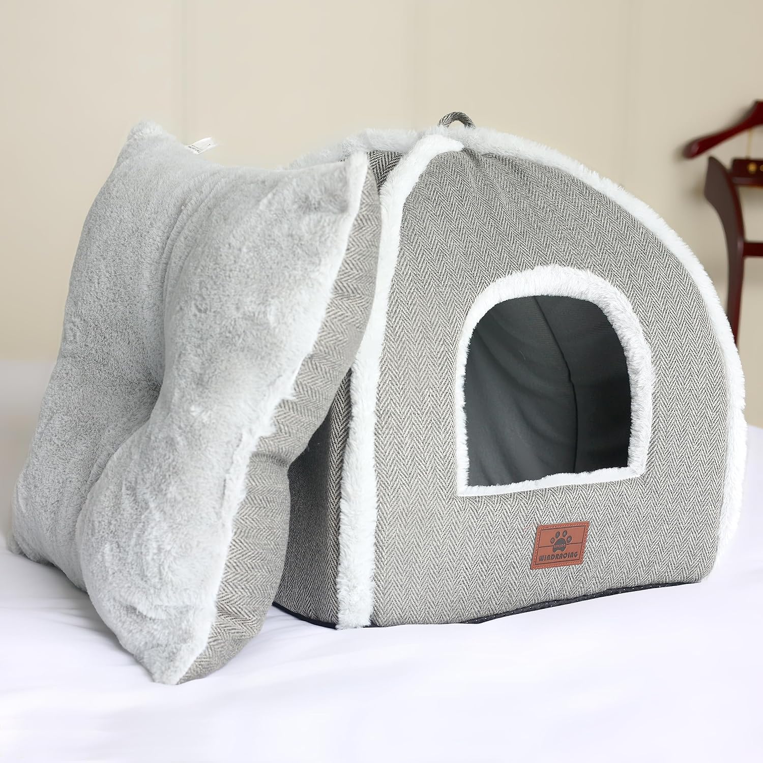 Thumbnail 1 de Katzenbett Grau faltbar 38 cm
