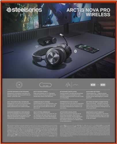 Thumbnail 13 de SteelSeries Arctis Nova Pro Wireless Headset – Multi-System, ANC, NFC-Mikrofon & Infinity Power System