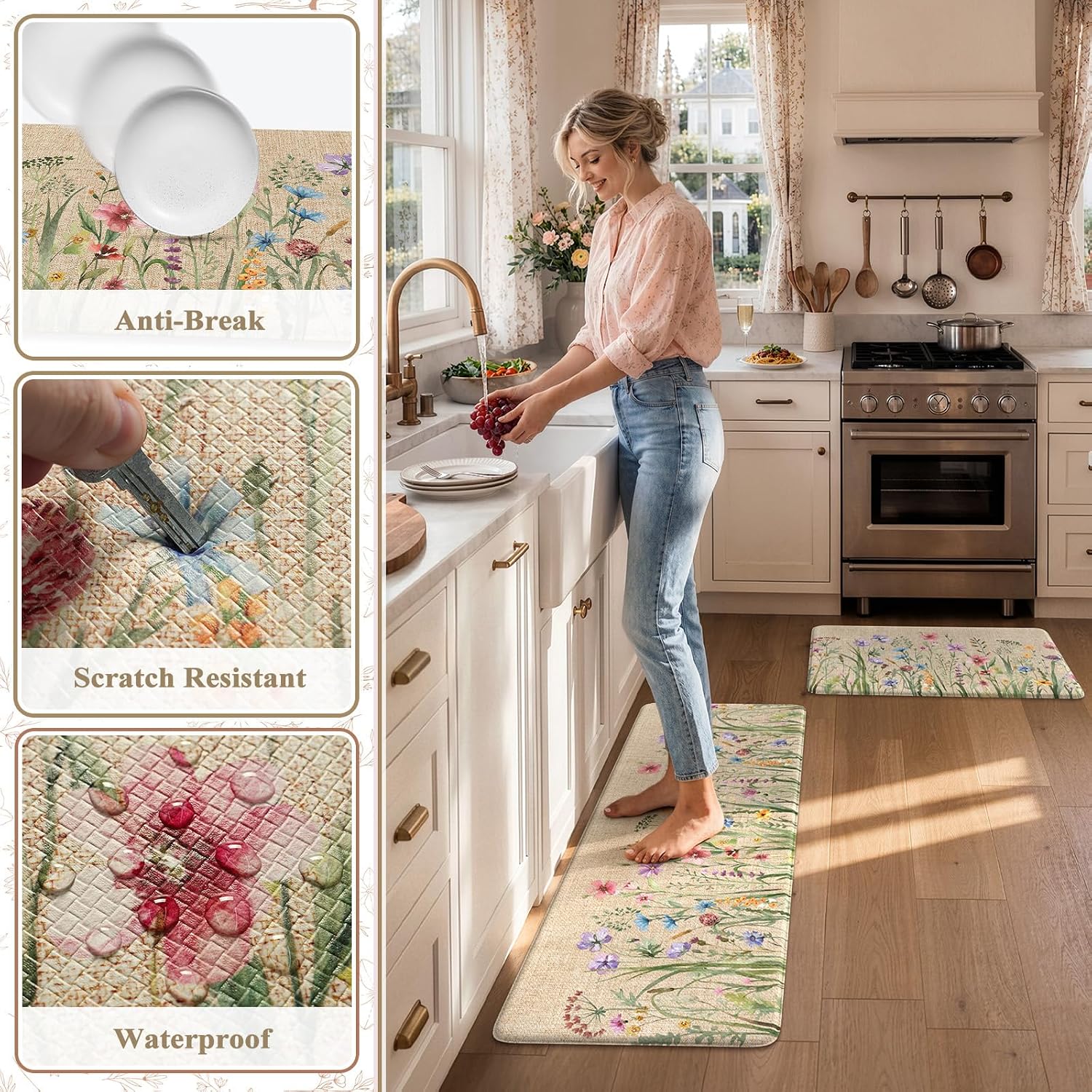 Thumbnail 5 de KIMODE Anti-Fatigue Kitchen Mat 12mm comfort