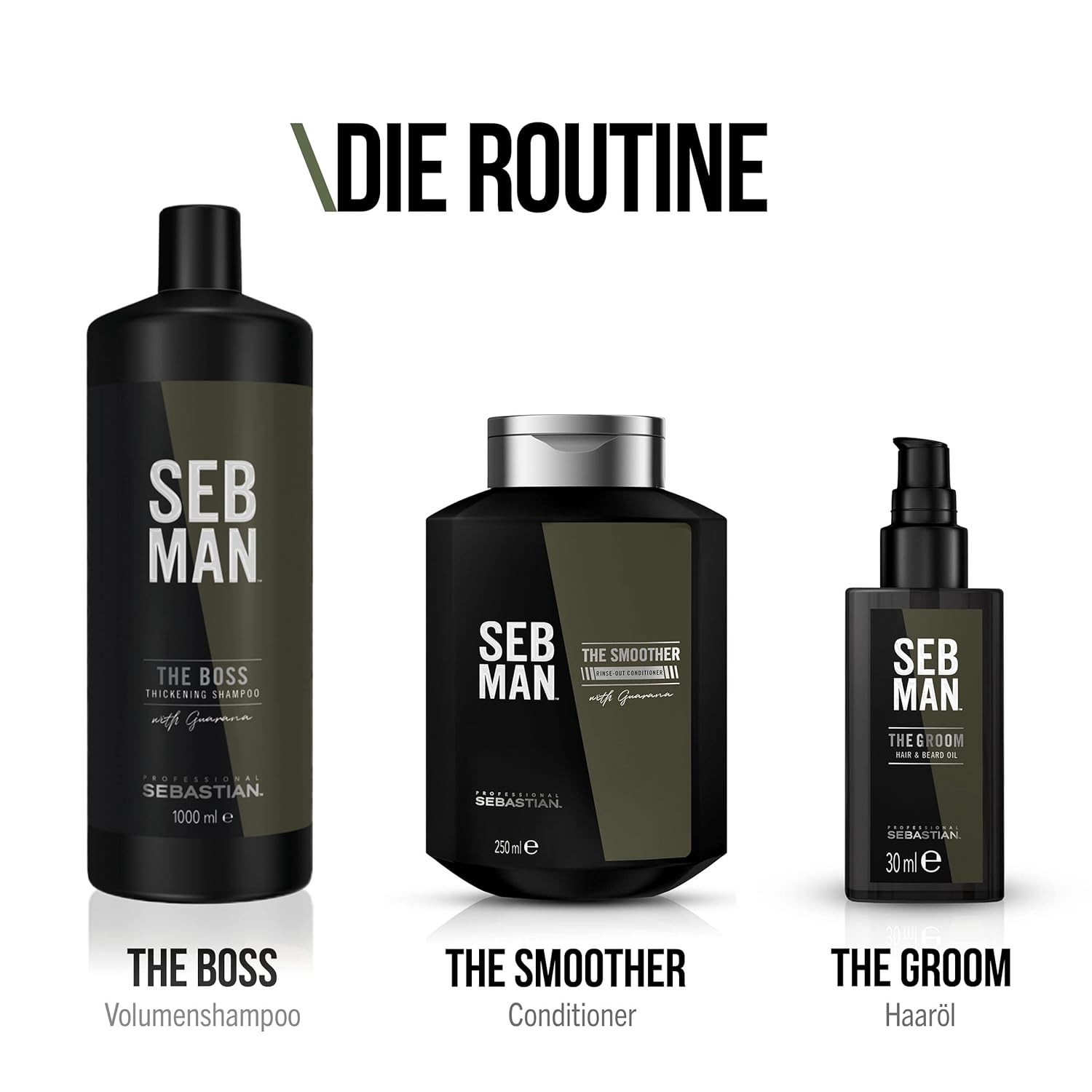 Thumbnail 4 de SEB MAN THE BOSS verdichtendes Volumenshampoo mit Guarana – kräftigendes Shampoo für mehr Fülle (1 L)
