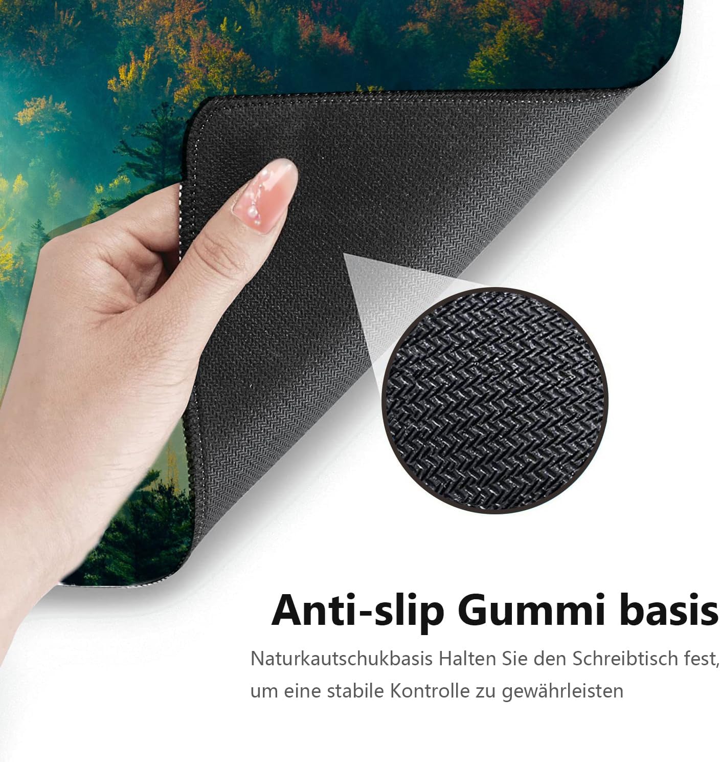 Thumbnail 3 de Owege Gaming Mauspad XXL 900 x 400 mm mit vernähten Kanten – wasserdicht, rutschfest