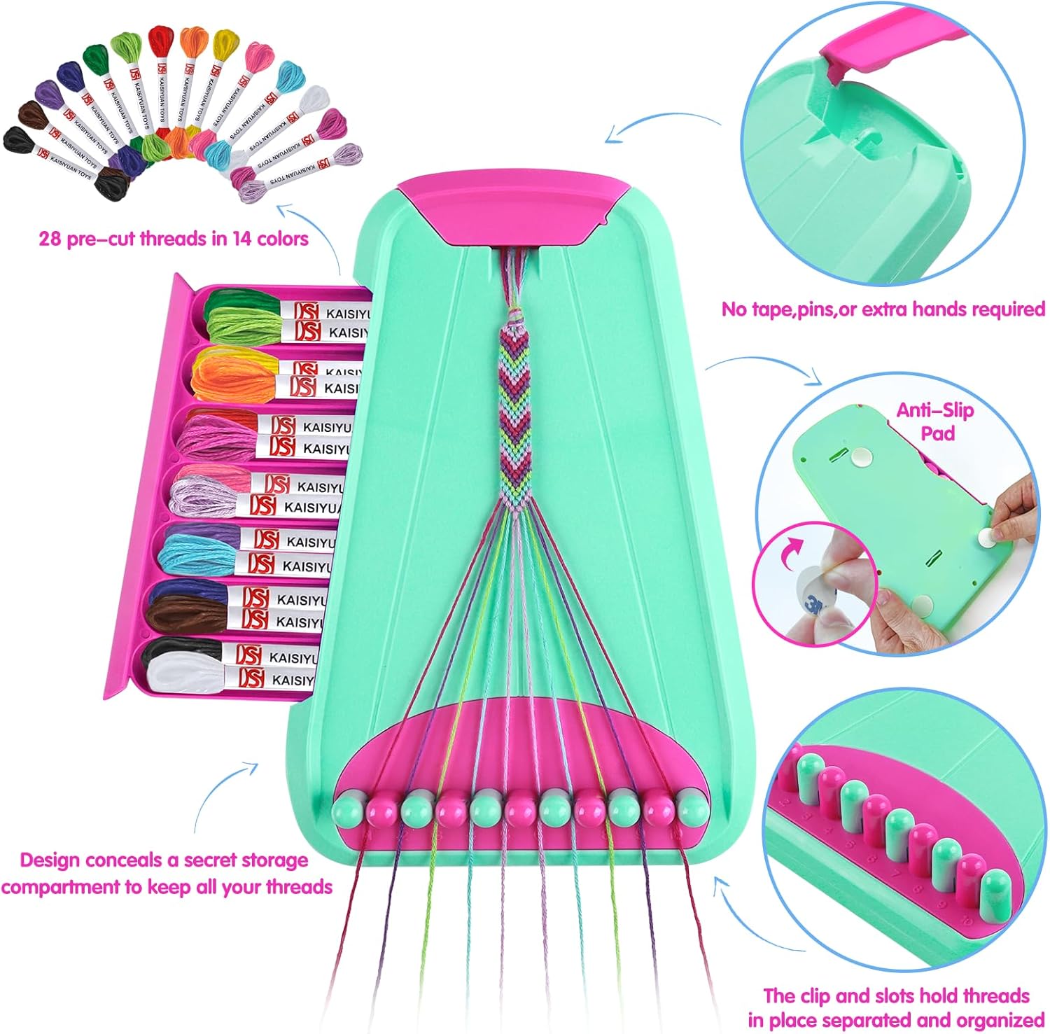 Thumbnail 1 de Easter Arts and Crafts Friendship Kit 28 threads