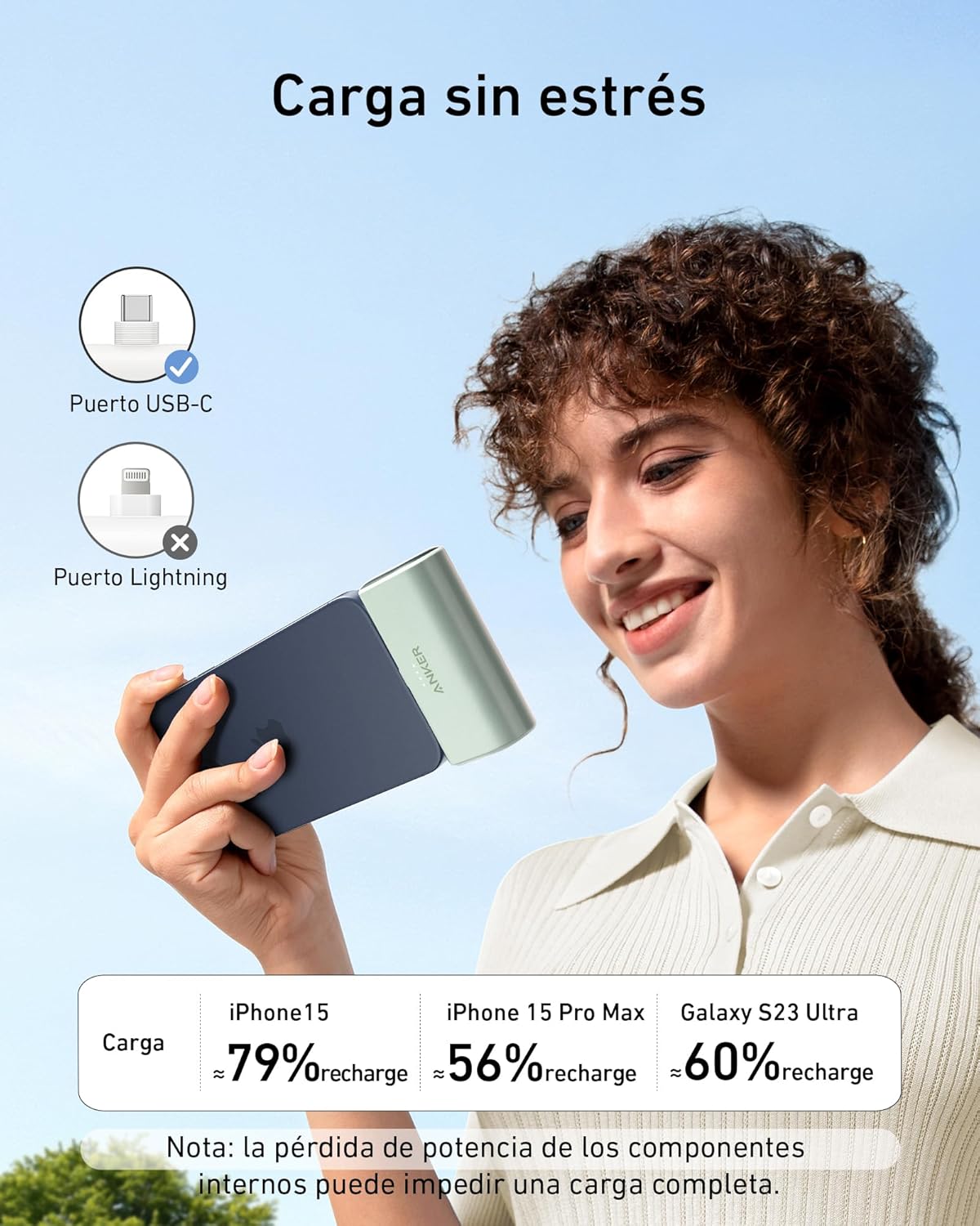 Thumbnail 4 de Anker Nano Powerbank 5000mAh 🔋 USB-C, compatible con iPhone y más