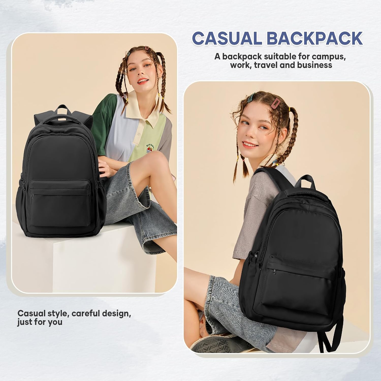 Thumbnail 6 de WEPLAN School Backpack 19.8L for 14" laptop