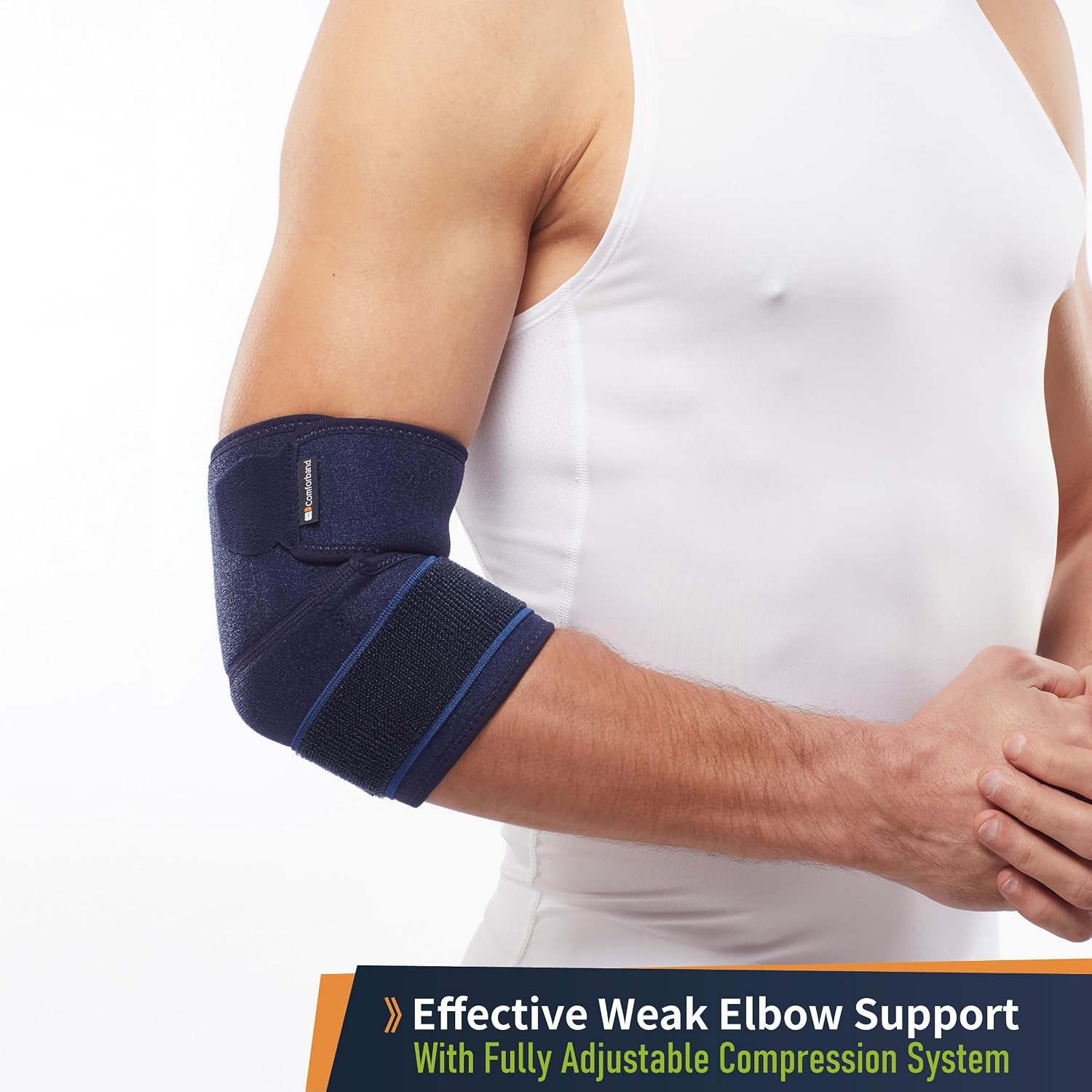 Thumbnail 6 de Comforband Adjustable Elbow Brace for Tennis Elbow, Golfer’s Elbow & Tendonitis (One-Size Compression Sleeve)
