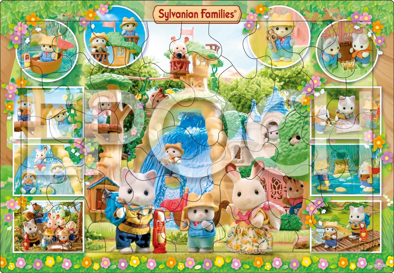 Detalle de エポック社 アポロのピクチュアパズル 25-317 シルバニアファミリー 46ピース 台紙付き