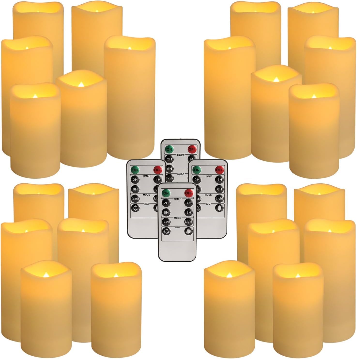 Thumbnail 3 de YOROXRG Set of 24 Waterproof LED Candles 4"-6