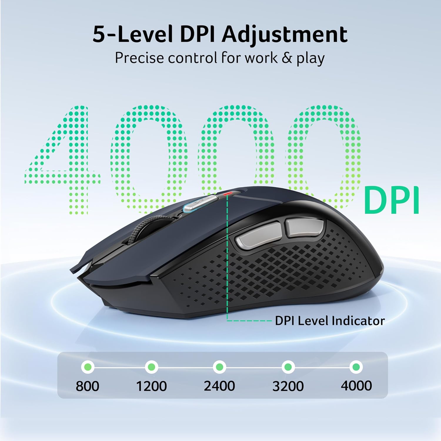 Thumbnail 2 de Acer Wireless Mouse with 4000 DPI Optical Sensor