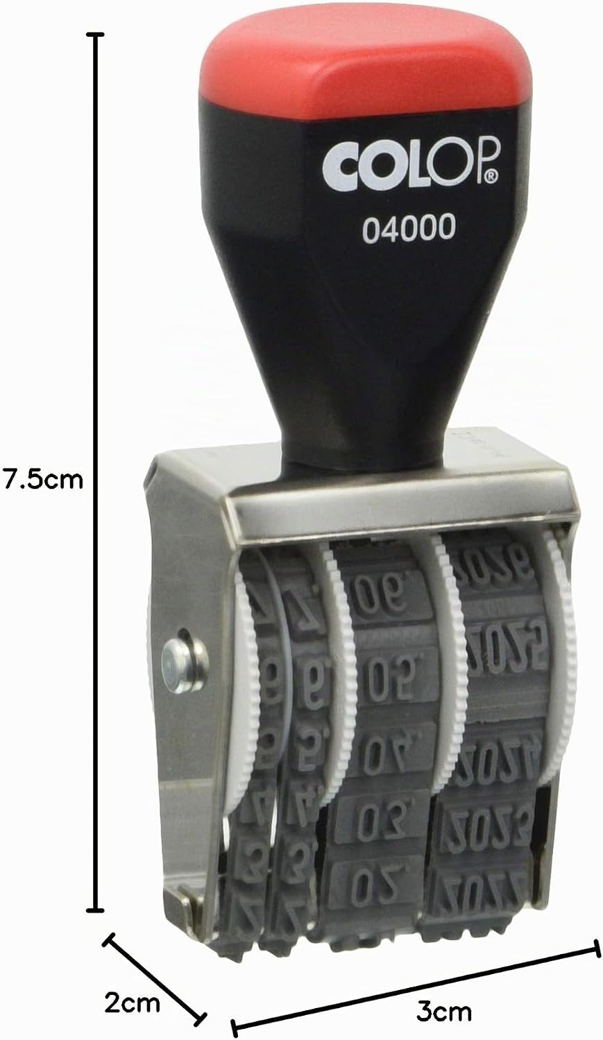 Detalle 2 de COLOP 108646 datumstempel met datum in cijfers, afdruk 20 × 4 mm