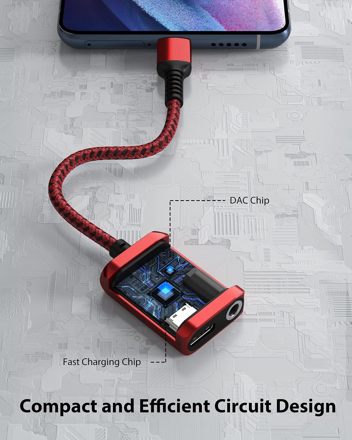 Detalle 2 de Stouchi USB C Kopfhörer Adapter 30W