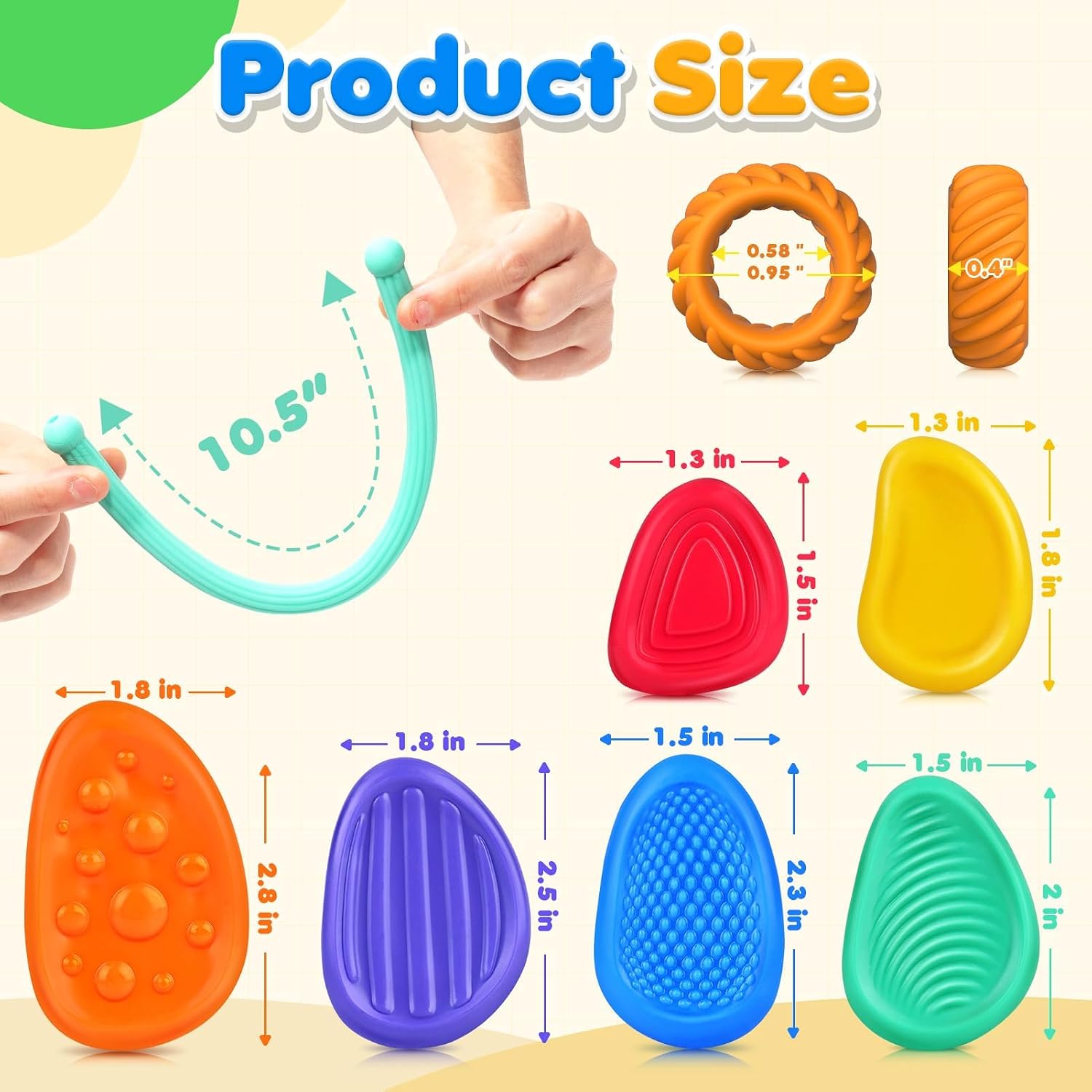 Detalle 2 de SMALL FISH Sensory Fidget Toys, 26-Pack Quiet Classroom Set