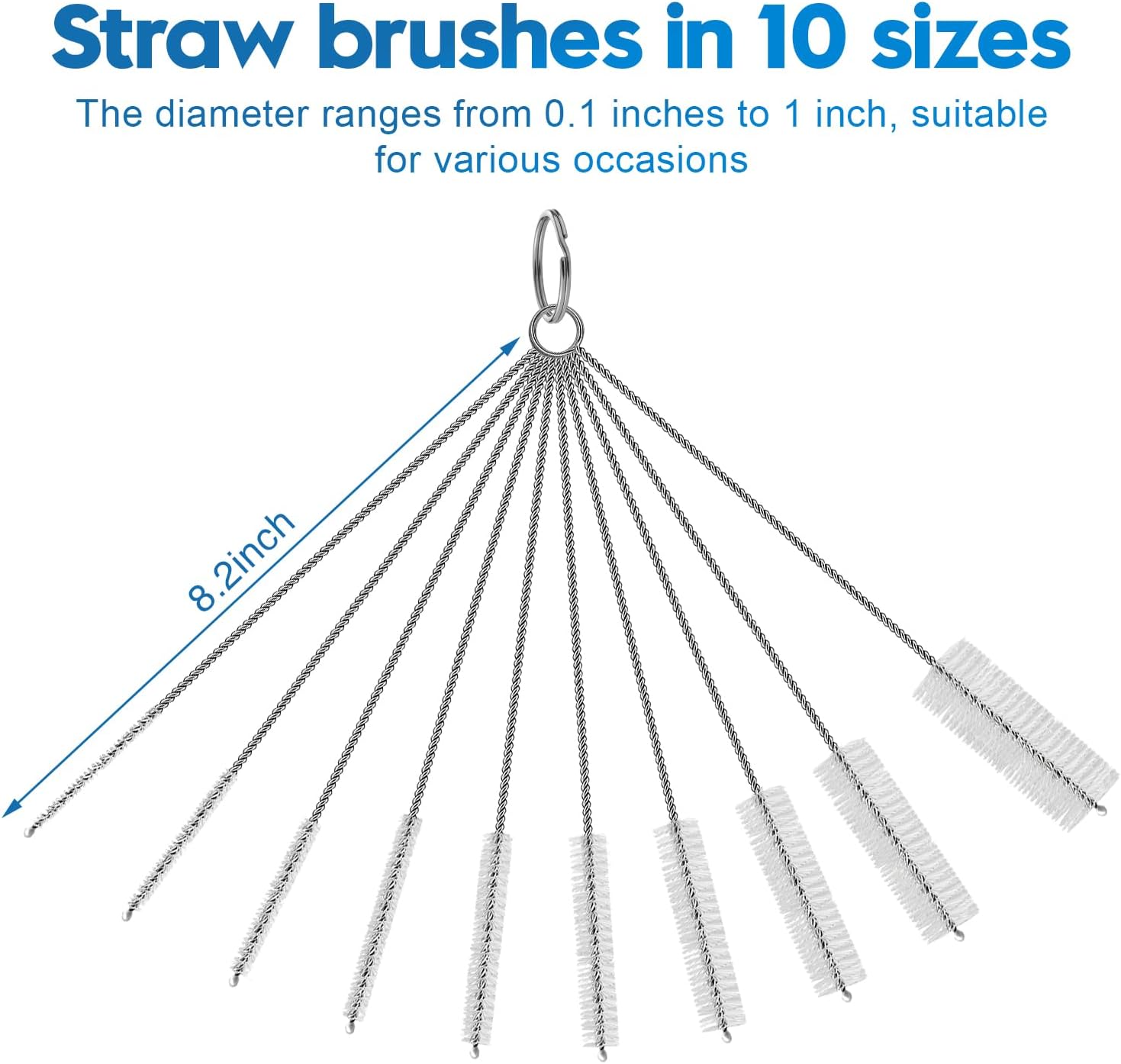 Thumbnail 2 de 14Pcs Bottle Brush Cleaner Set: Long Handle Brushes, Sponge Brush & 3-in-1 Go-To Kit
