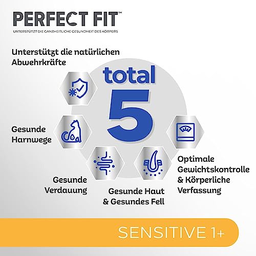 Thumbnail 7 de Perfect Fit Sensitive Adult 1+ Trockenfutter für Katzen 7 kg Truthahn – gesund Haut, Fell und Verdauung