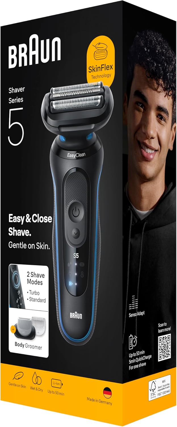 Thumbnail 6 de Braun Series 5 Afeitadora Eléctrica Hombre 💈, Seco y Mojado