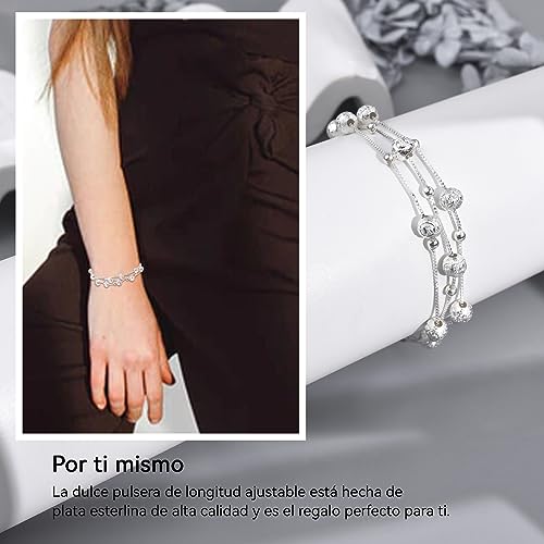 Thumbnail 4 de YELUWA Pulsera 3 En 1 de Plata 925 – Regalo Original para Mujer