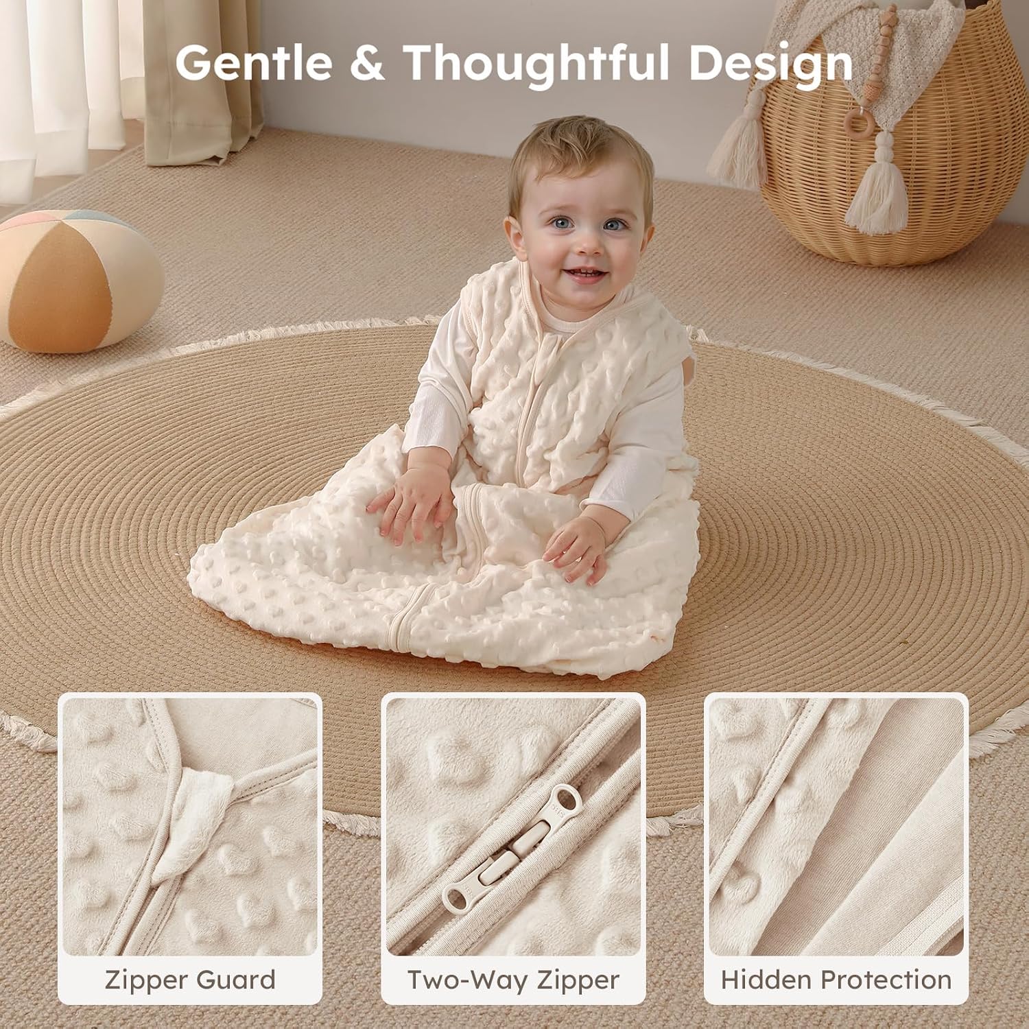 Detalle 2 de Yoofoss Baby Sleep Sack 12–18 Months