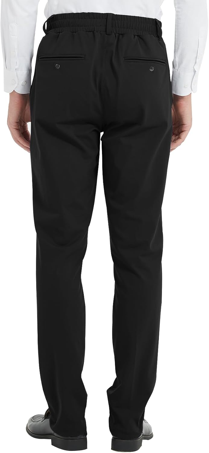 Thumbnail 2 de LETAOTAO Mens Elastic Waist Pants for Seniors with Magnetic Closures