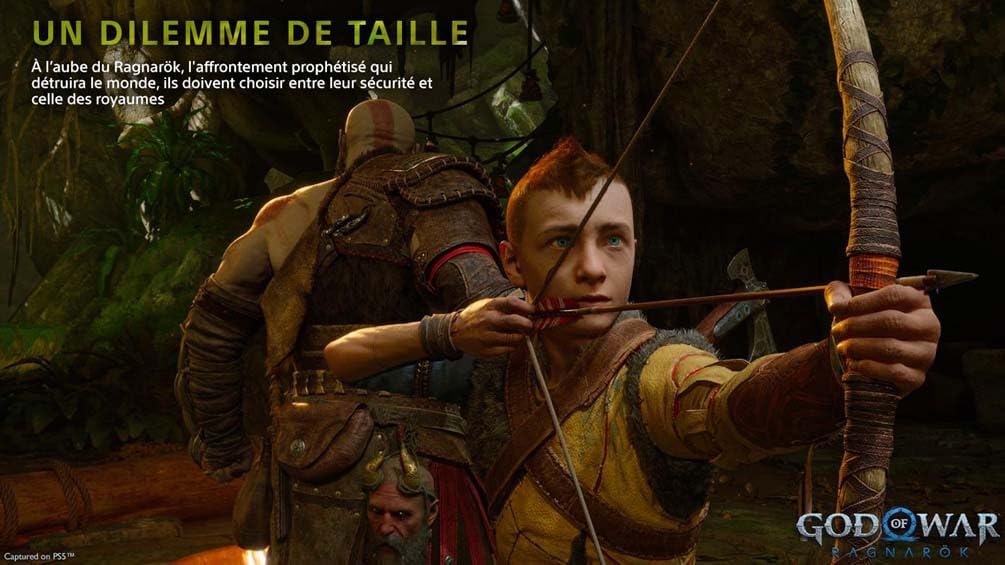 Detalle de God of War Ragnarök sur PS5 (édition Standard) – Version physique CD, 1 joueur, PEGI 18