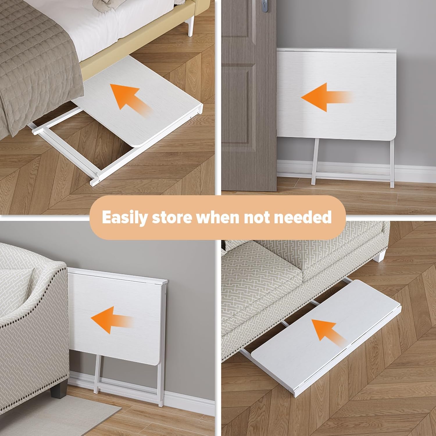 Thumbnail 6 de WOHOMO Folding Desk 120cm folding computer desk