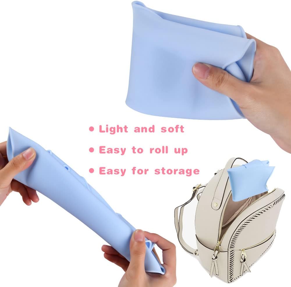 Thumbnail 3 de Vicloon Silicone Baby Bib 2PCS with Pocket