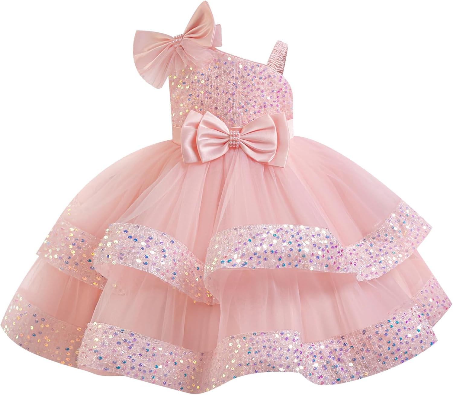 Detalle de Robe IDOPIP fille soirĂ©e sequins noeud đ