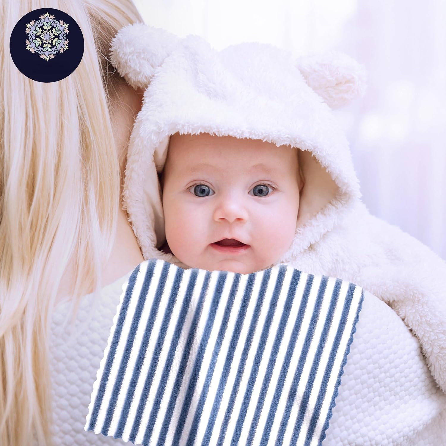 Detalle 2 de Baby Burp Cloths, 16 x 12 Inch