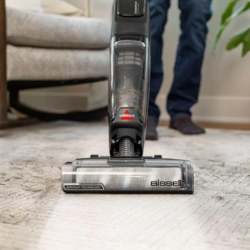 Detalle 2 de Bissell CrossWave OmniForce Edge Pro 200 W: aspiradora vertical sin cable que aspira y friega en una pasada
