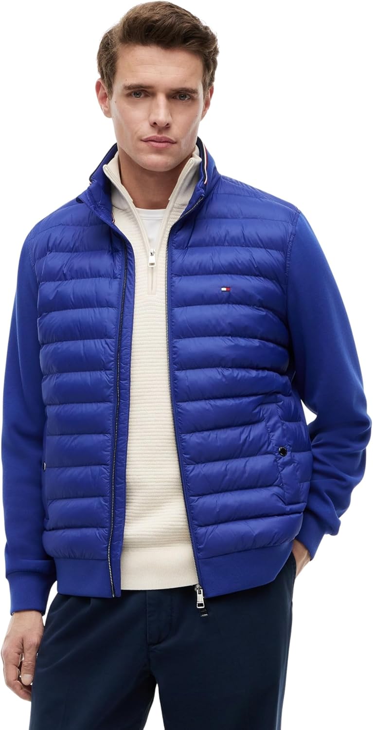Thumbnail 5 de Tommy Hilfiger Sweat avec Fermeture Éclair Homme Mix Media Stand Collar