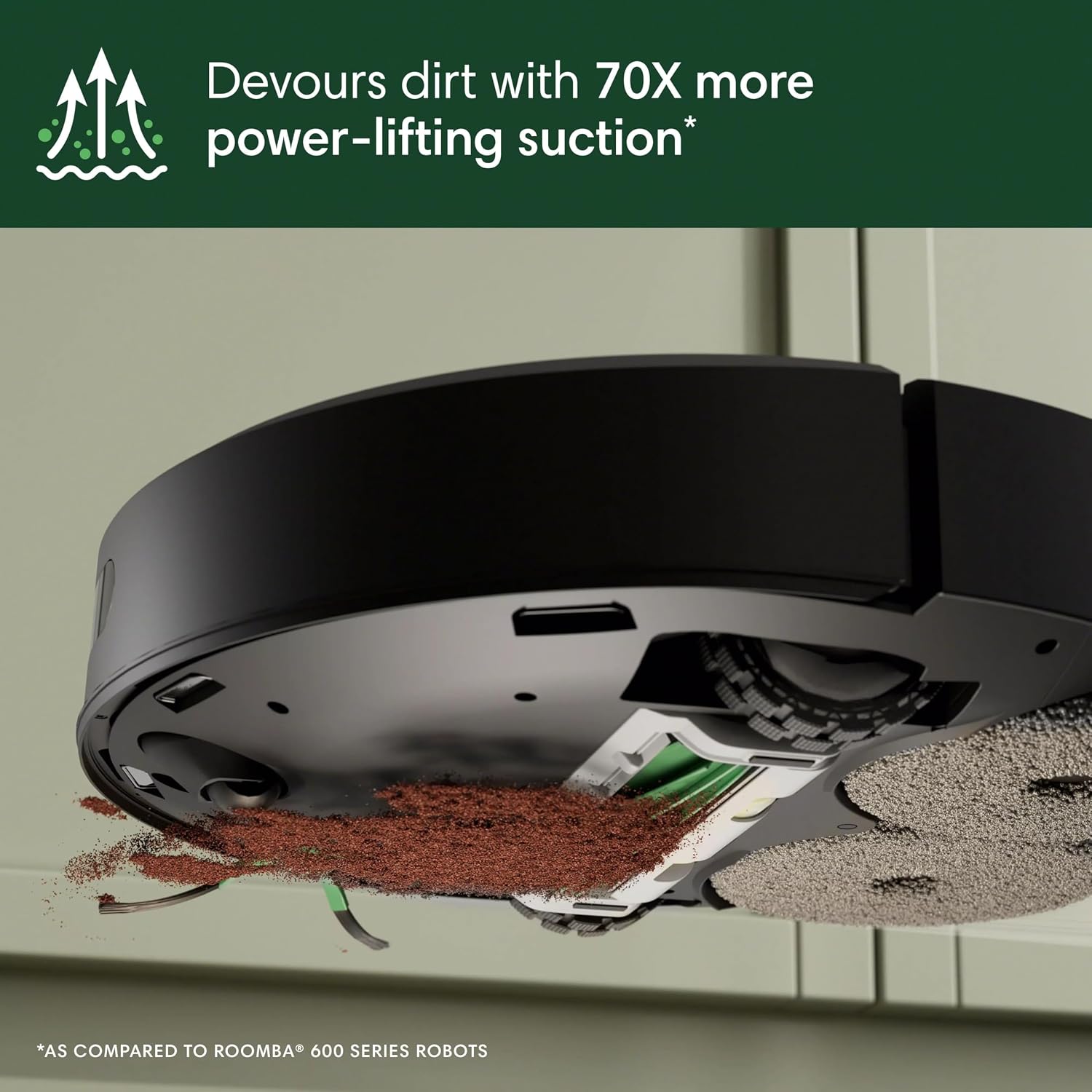 Detalle de iRobot Roomba 405 Combo with mop 70x suction