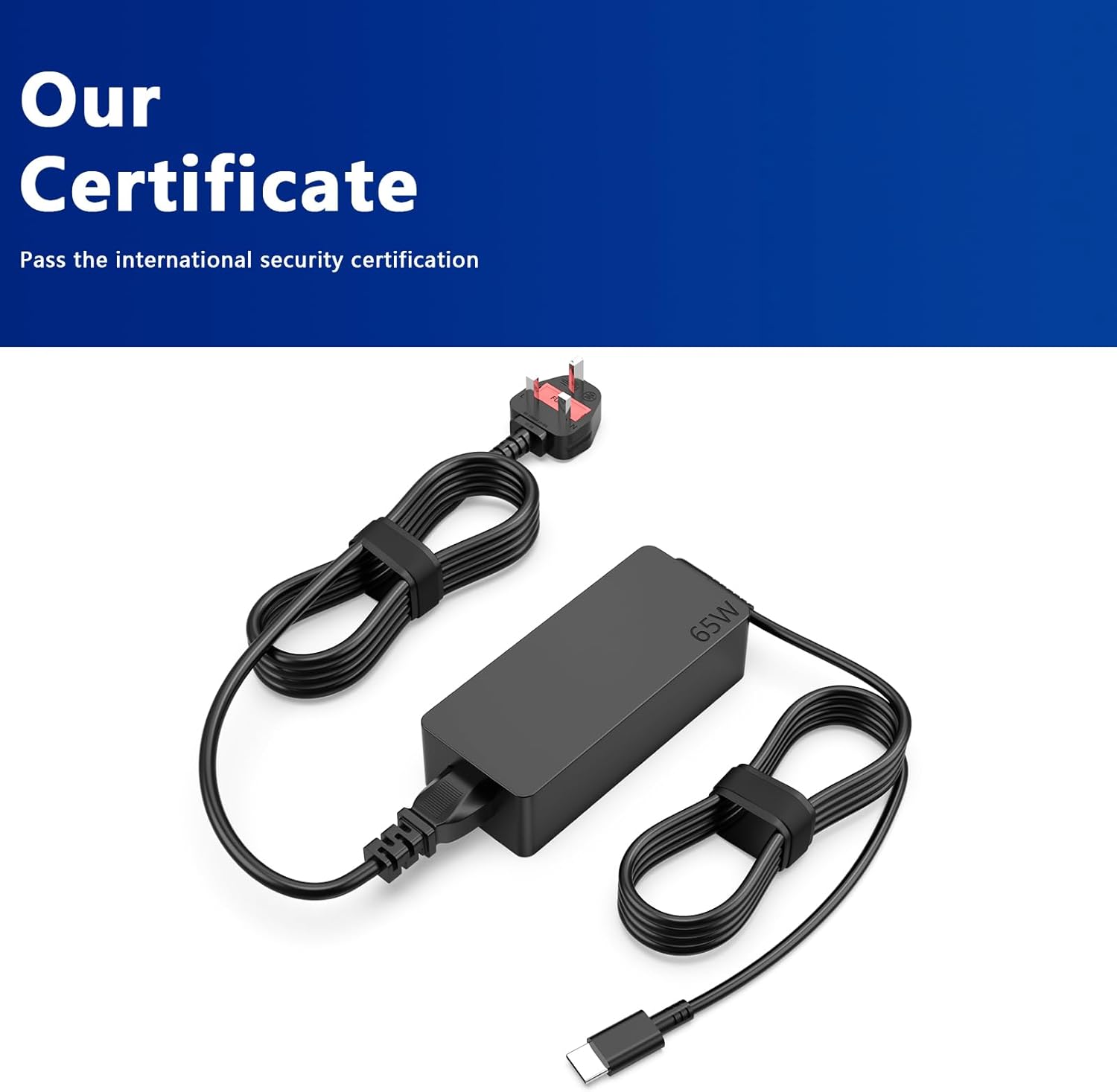 Thumbnail 1 de GVKRLXZ 65W USB‑C Laptop Charger for Lenovo ThinkPad/Yoga/Chromebook series